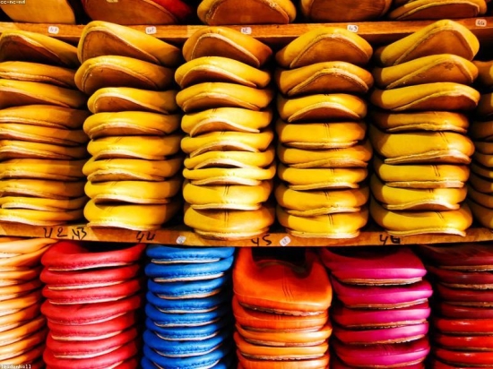 Babouches Cuir Homme