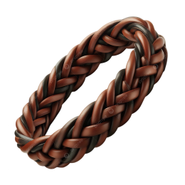 Bracelet Cuir Tressé